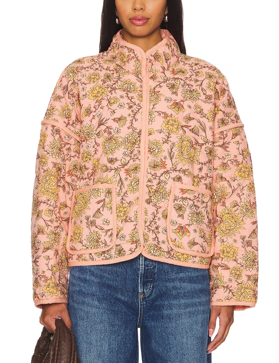 Free you Floral Patchwork Jacket