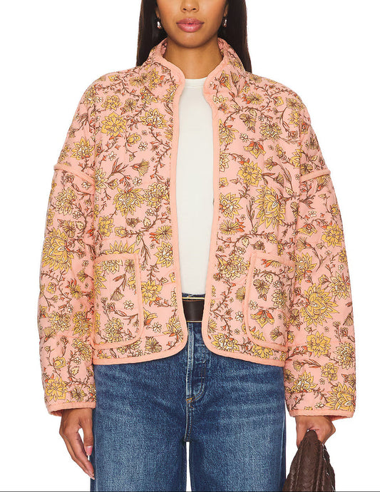 Free you Floral Patchwork Jacket